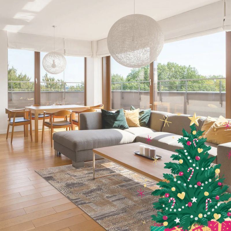 How To Decorate A Small Living Room For Christmas - Berre Furniture