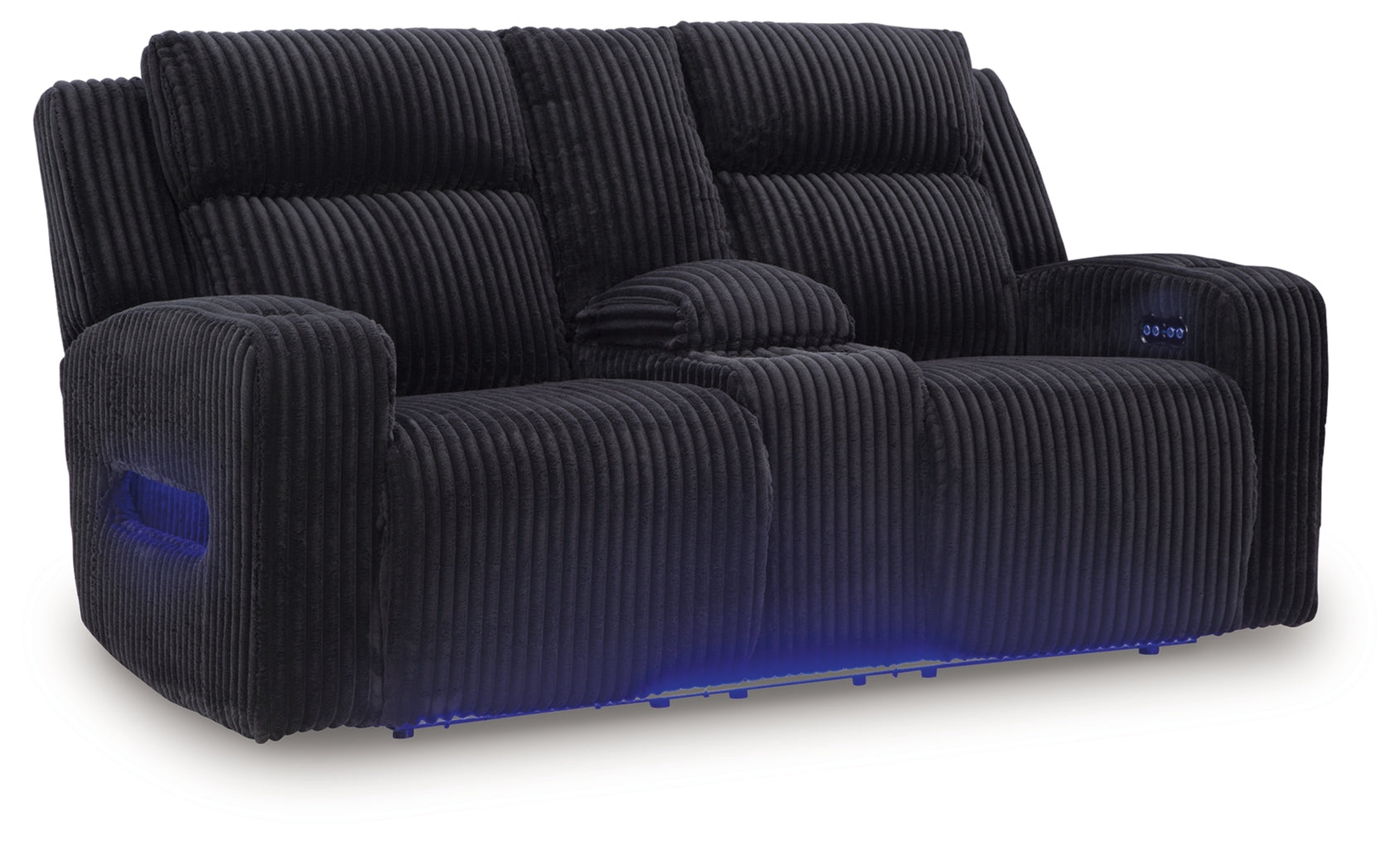 TwinBrooke Power Reclining Loveseat/Console/Adjustable Headrest