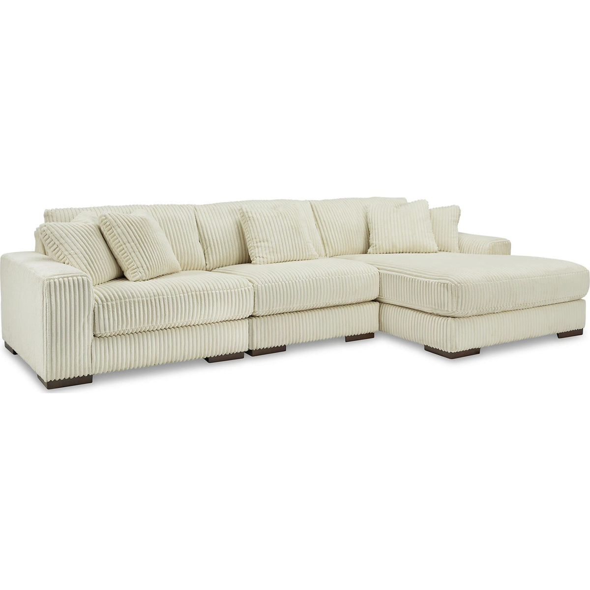 Lindyn 3 Piece Sectional Ivory