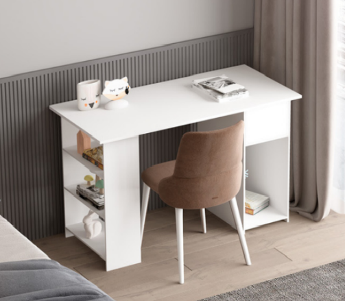 Arma Study Table Opak White