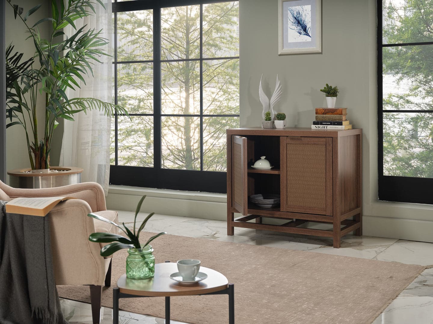 Arden Console Table (Alegro Walnut) by Bellona