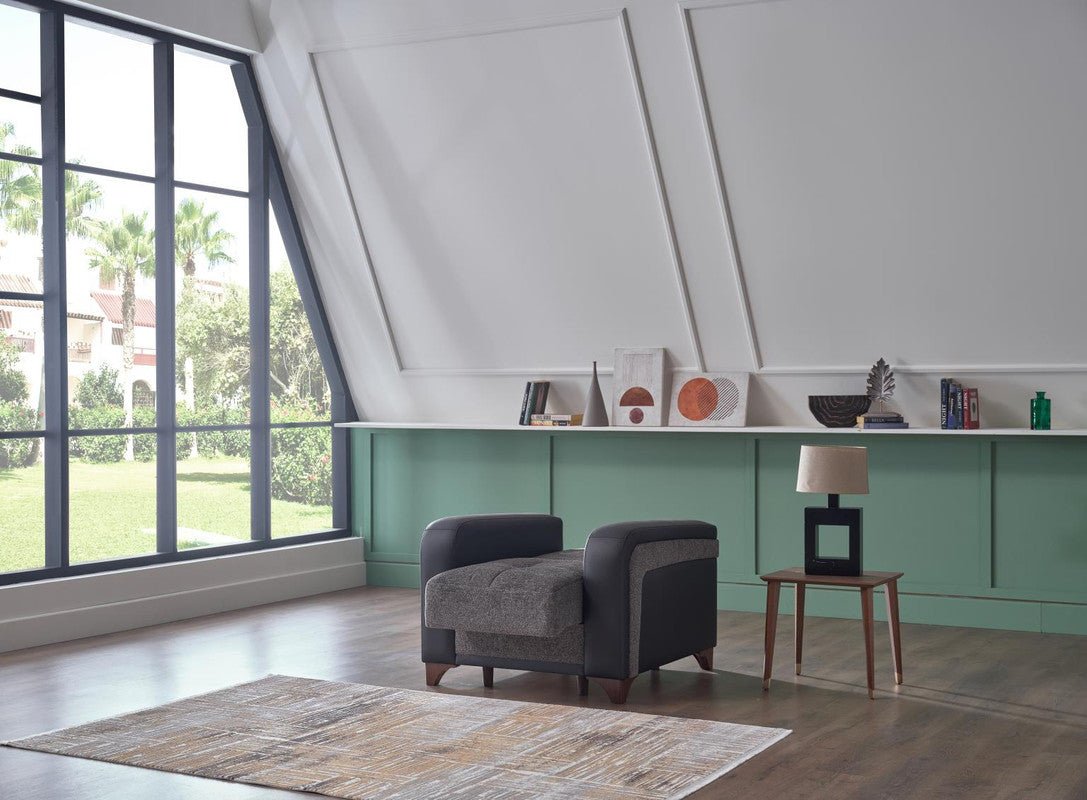 Austin Armchair (Beatto Anthracite) by Bellona