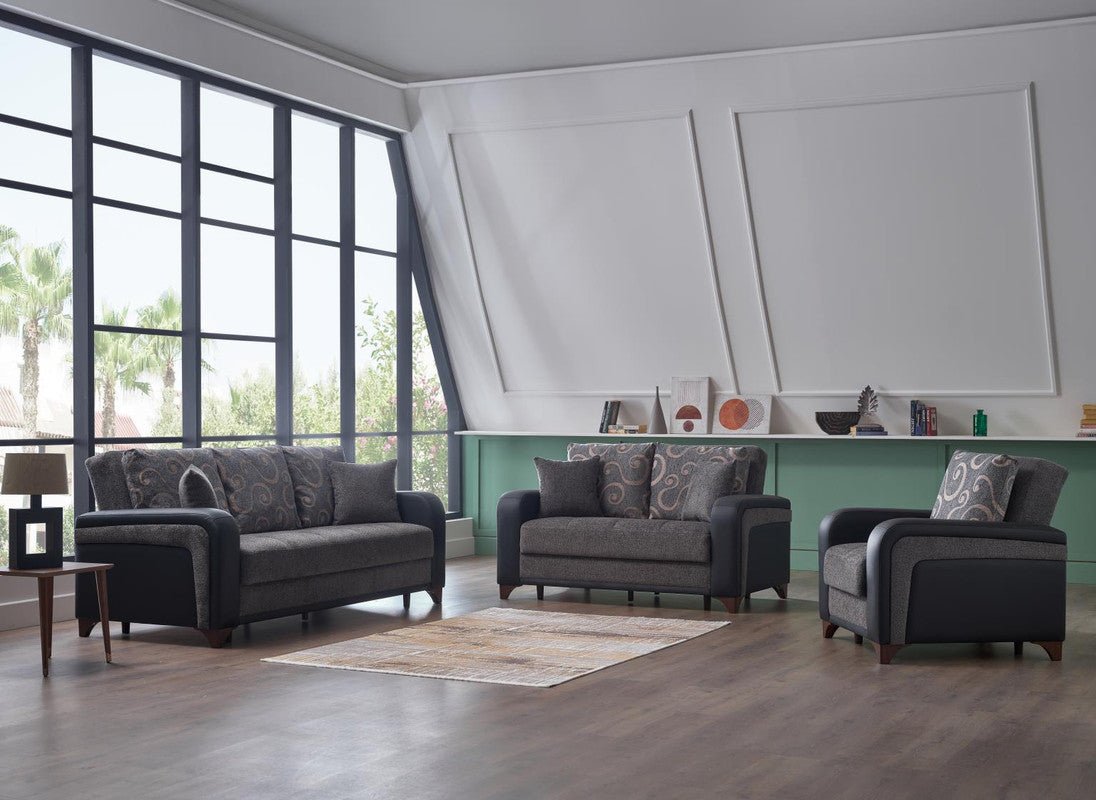 Austin Armchair (Beatto Anthracite) by Bellona