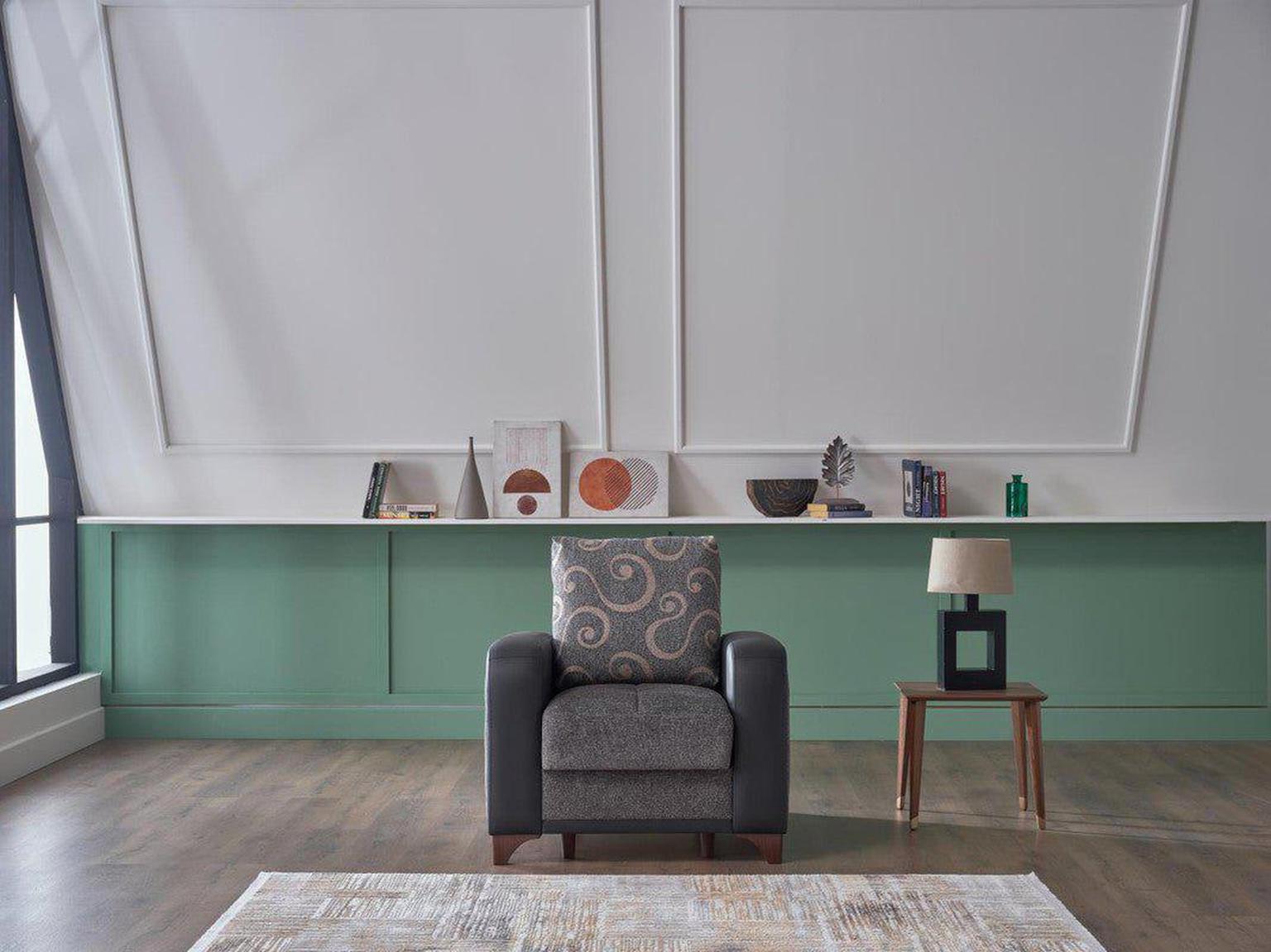 Austin Armchair (Beatto Anthracite) by Bellona