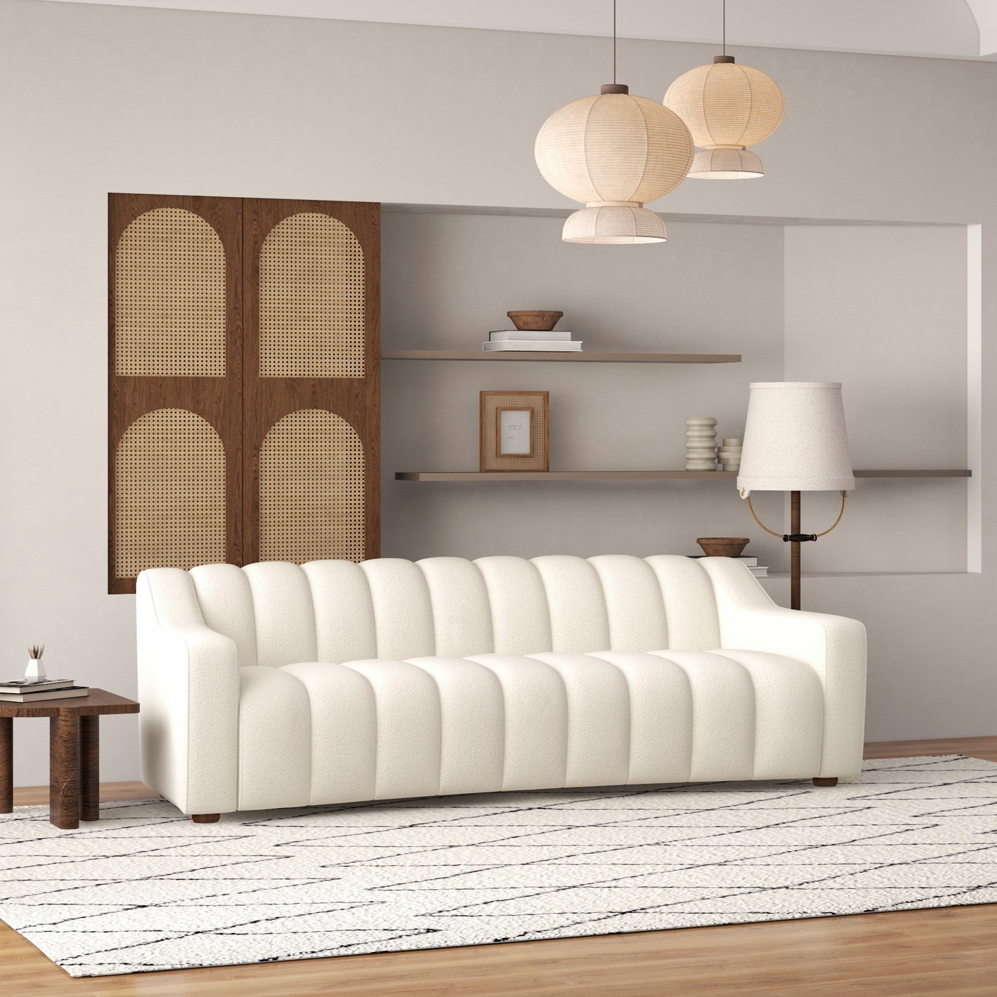 Bari Boucle Sofa - Berre Furniture