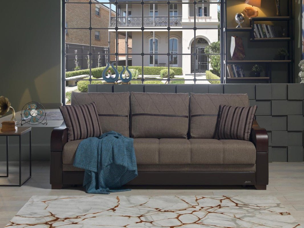 Bennett 3 Seat Sleeper Sofa by Bellona REDEYEF BROWN