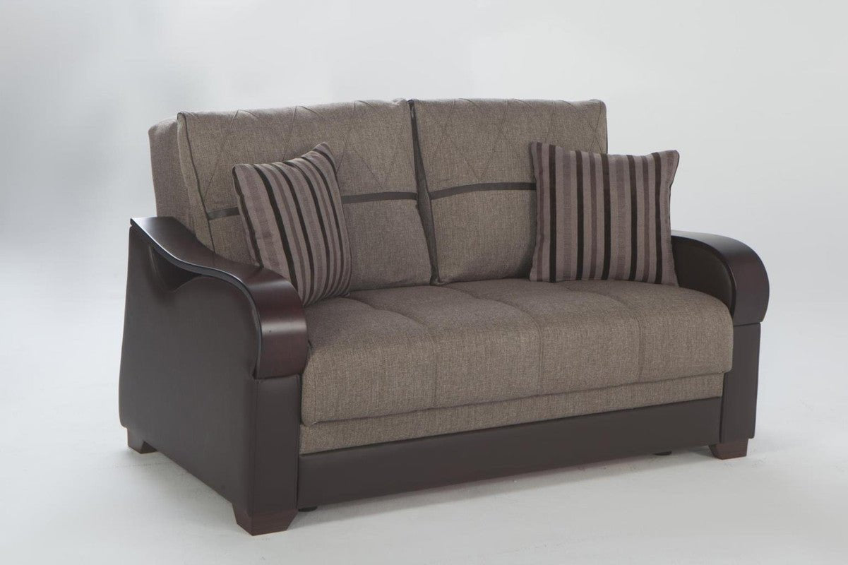 Bennett Love Seat by Bellona REDEYEF BROWN