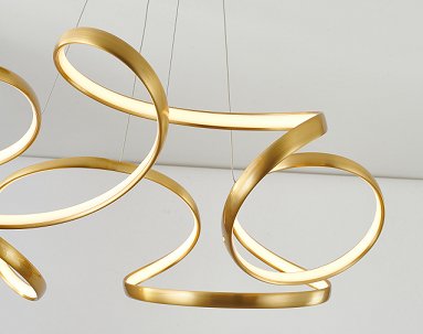BI GOLD CLUSTERED LED LT FIXT - ALUM & ACRYLIC