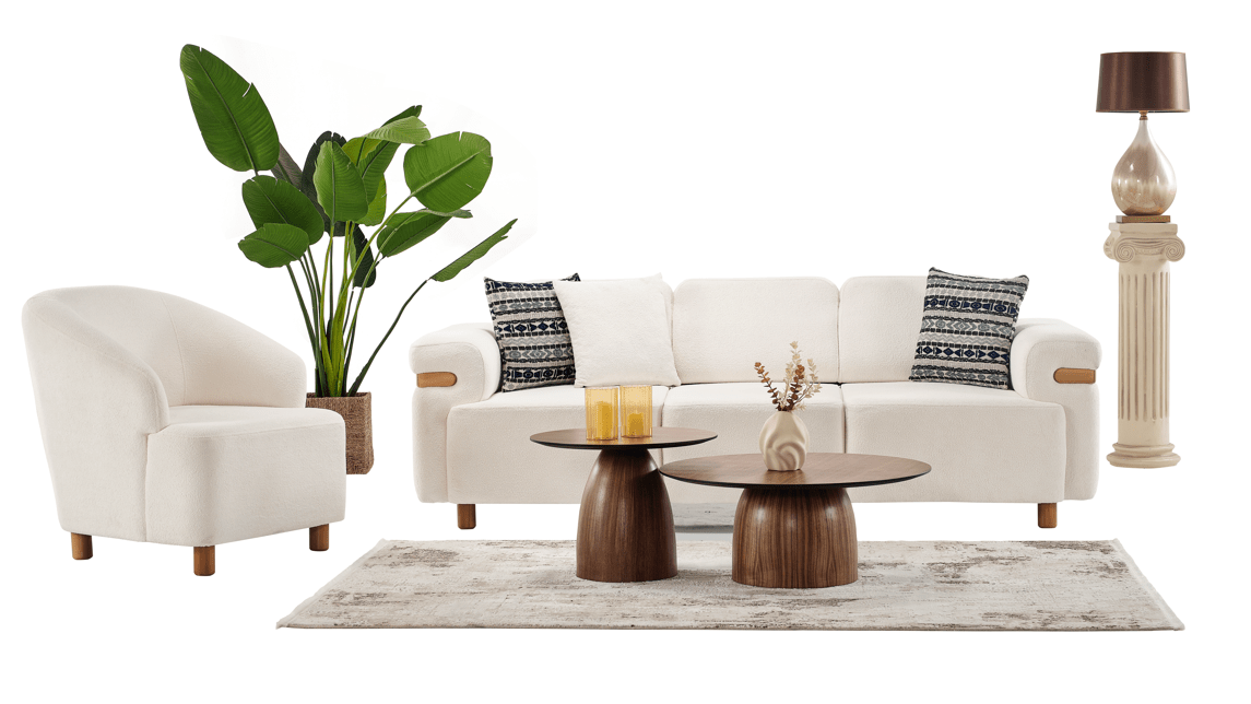 BOSTON Living Room Set Sofa Loveseat Armchair - Berre Furniture