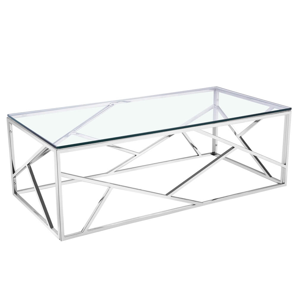 CAROLE Coffee Table Chrome