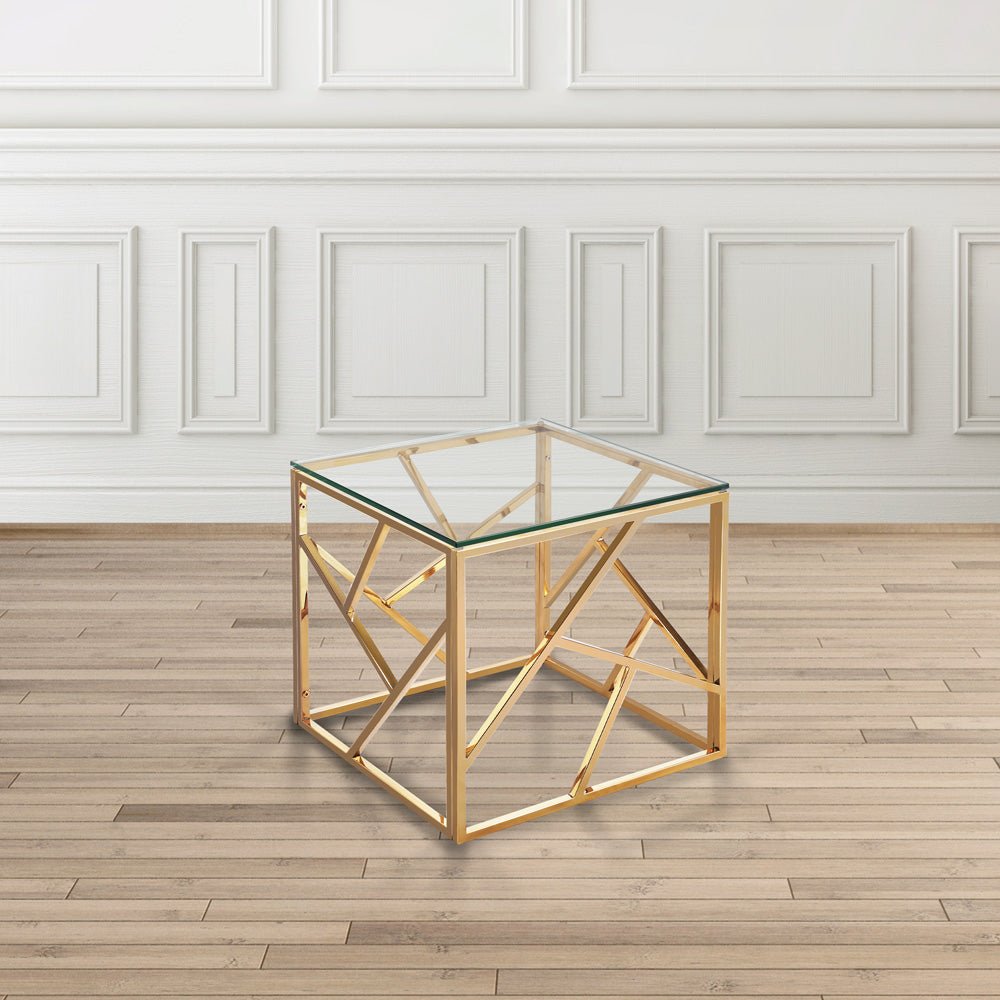 CAROLE End Table Gold