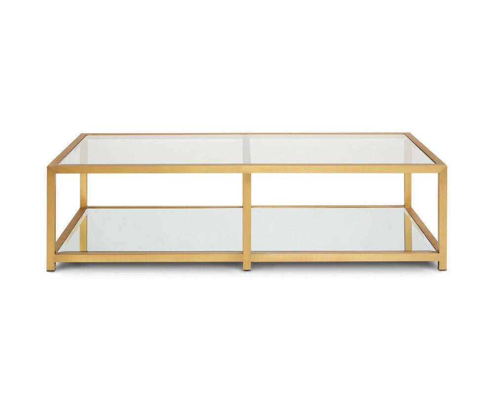CASPIAN Rectangular Coffee Table Gold
