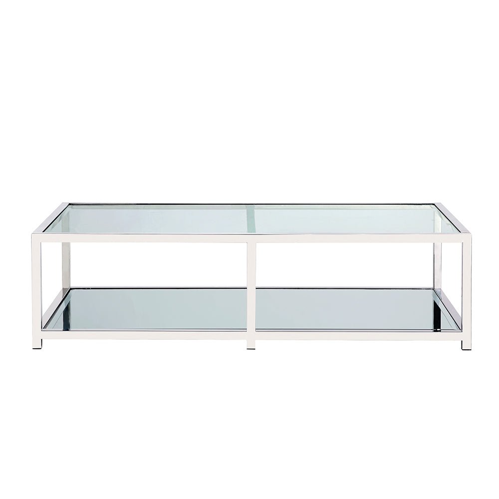 CASPIAN Rectangular Coffee Table Silver