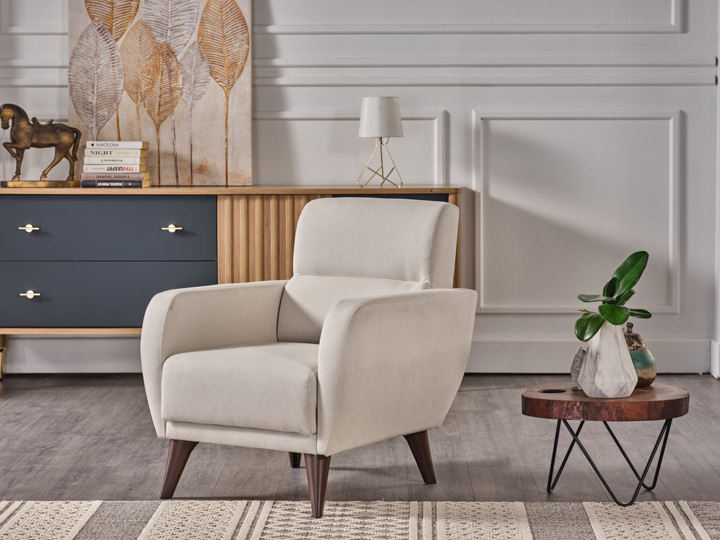 Chair In A Box-Flexy by Bellona ZIGANA BEIGE