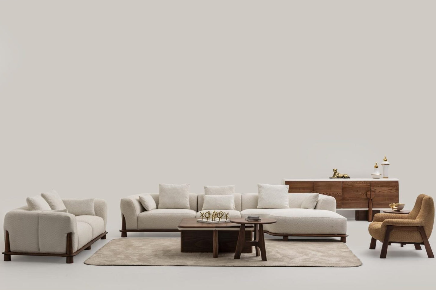 Corvette Corner Sofa Set - Berre Furniture