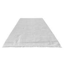 Delhi Geometric White Rug - Berre Furniture
