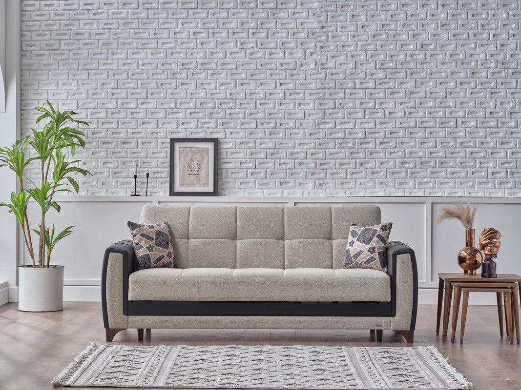 Dublin 3 Seat Sleeper Sofa (Boss Cream) by Bellona