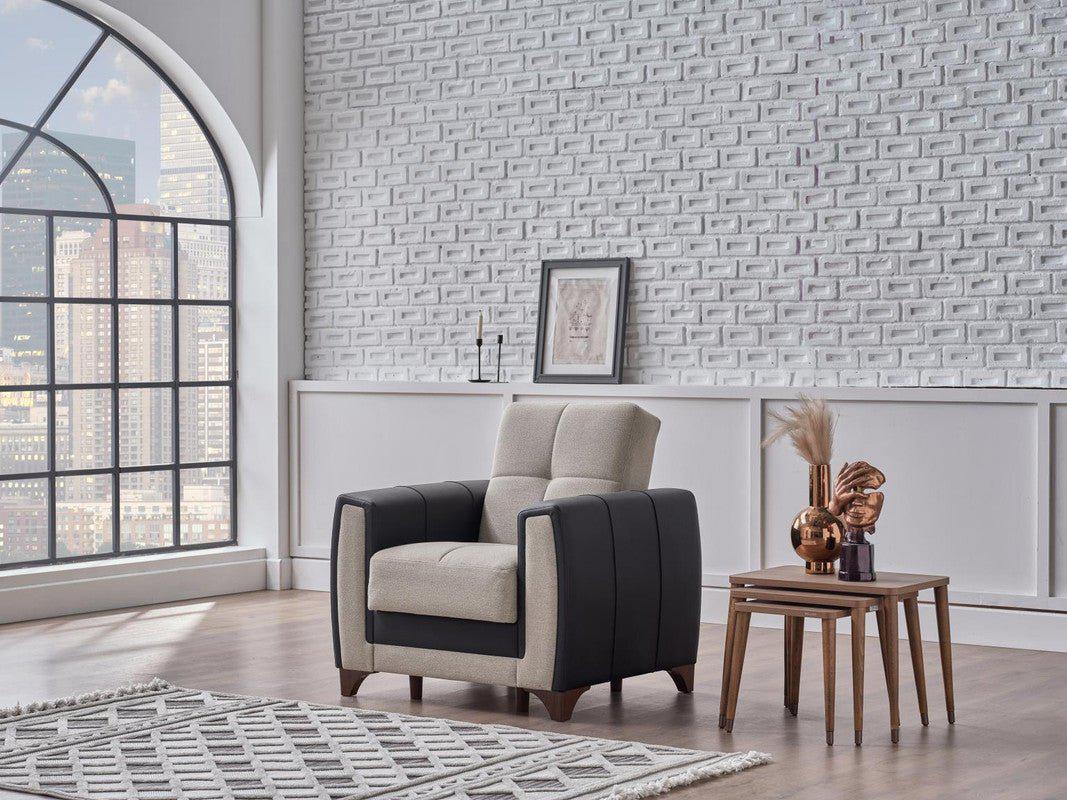 Dublin Armchair (Boss Cream) by Bellona