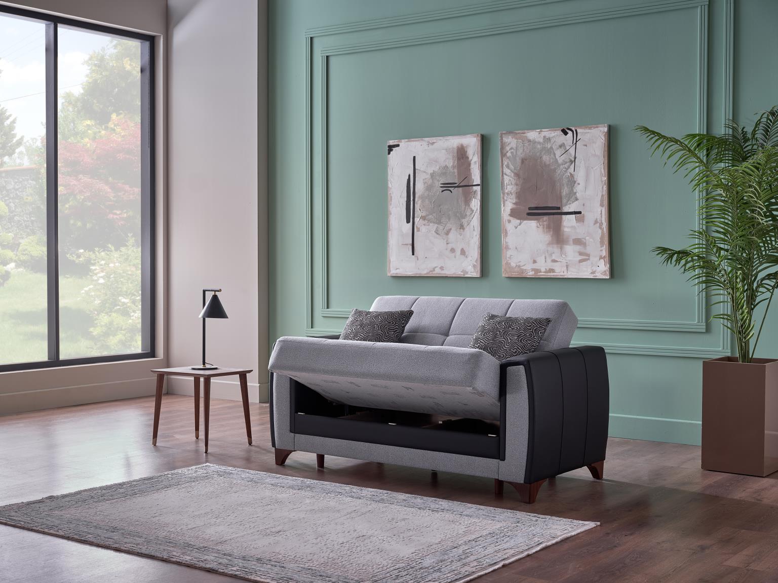 Dublin Love Seat (Boss Cream) by Bellona - Berre Furniture
