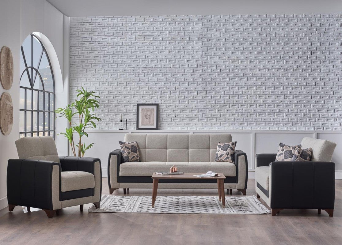 Dublin Love Seat (Boss Cream) by Bellona