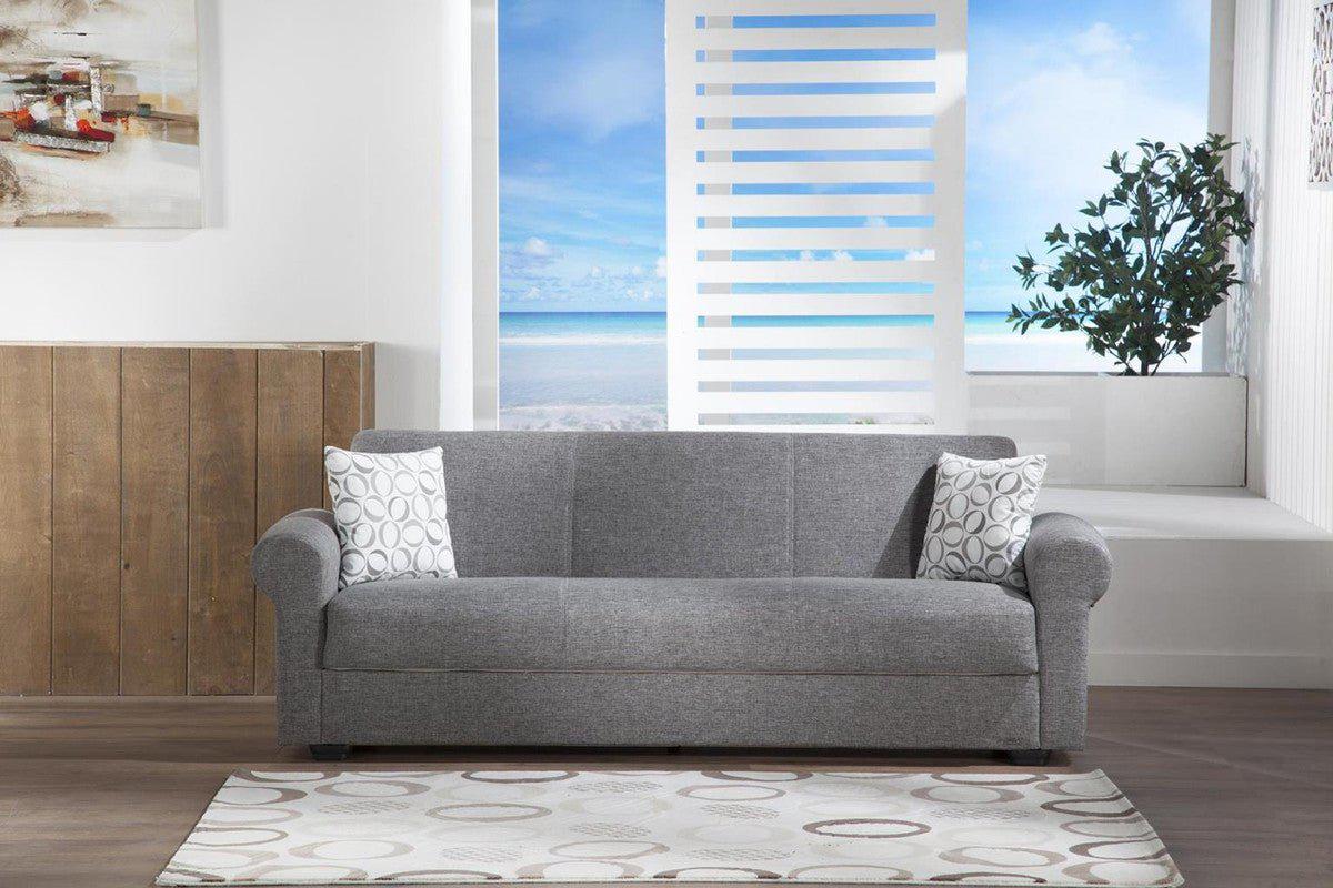 Elita S 3 Seat Sleeper Sofa by Bellona DIEGO GRAY