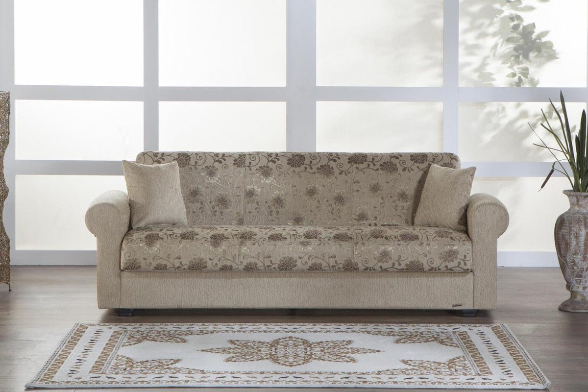 Elita S 3 Seat Sleeper Sofa by Bellona YASEMIN BEIGE