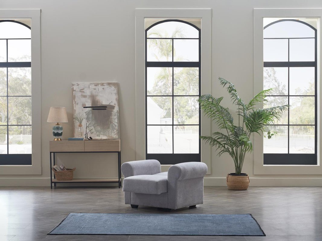 Elita S Armchair (Koopsi Light Gray) by Bellona