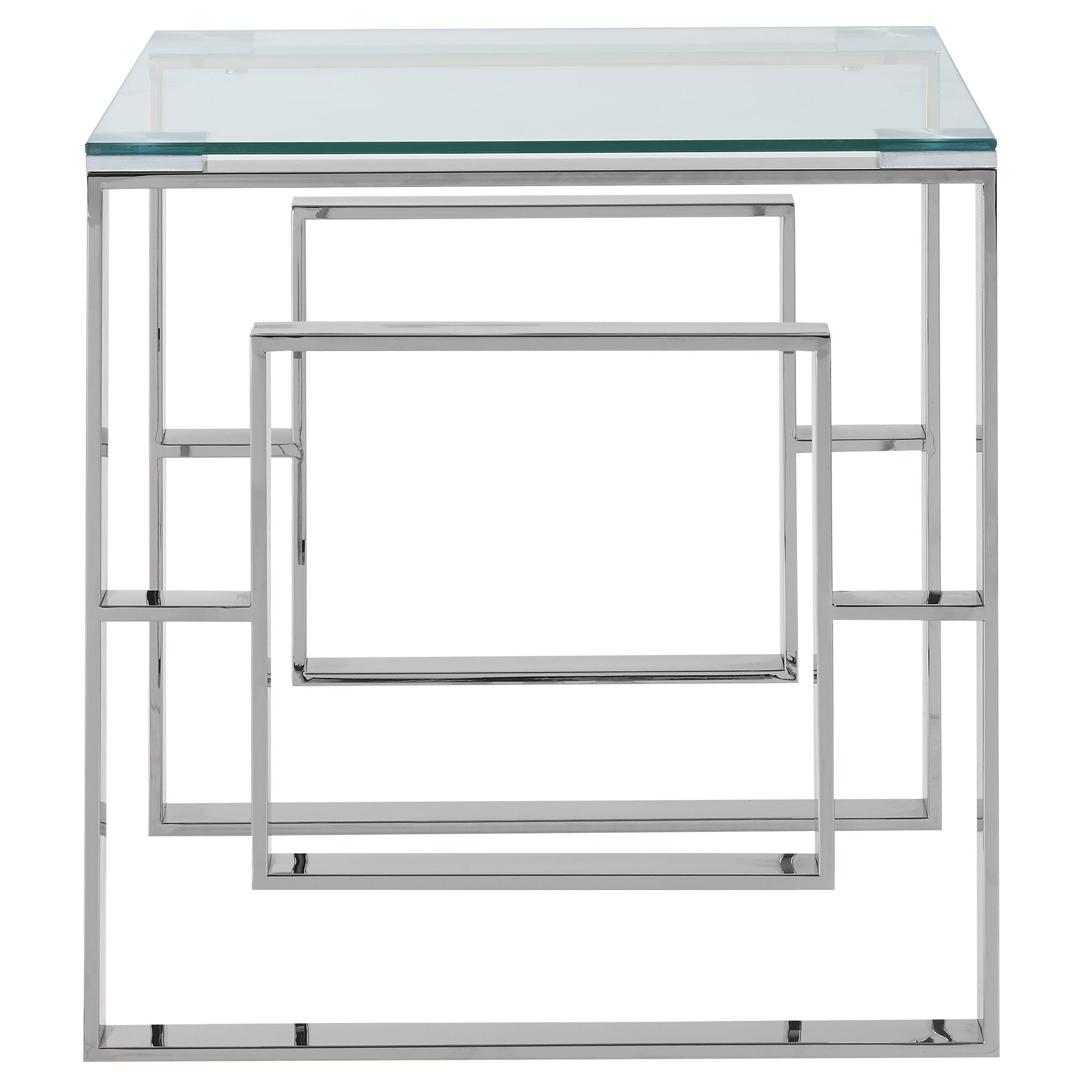 Eros Accent table in Silver - Berre Furniture