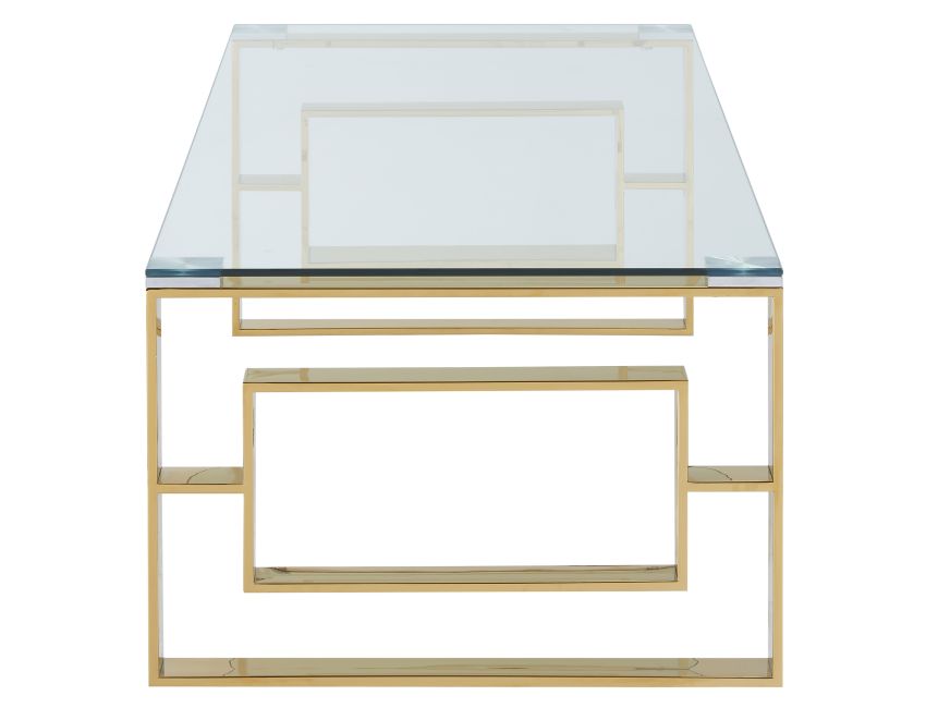 Eros Coffee Table in Gold - Berre Furniture