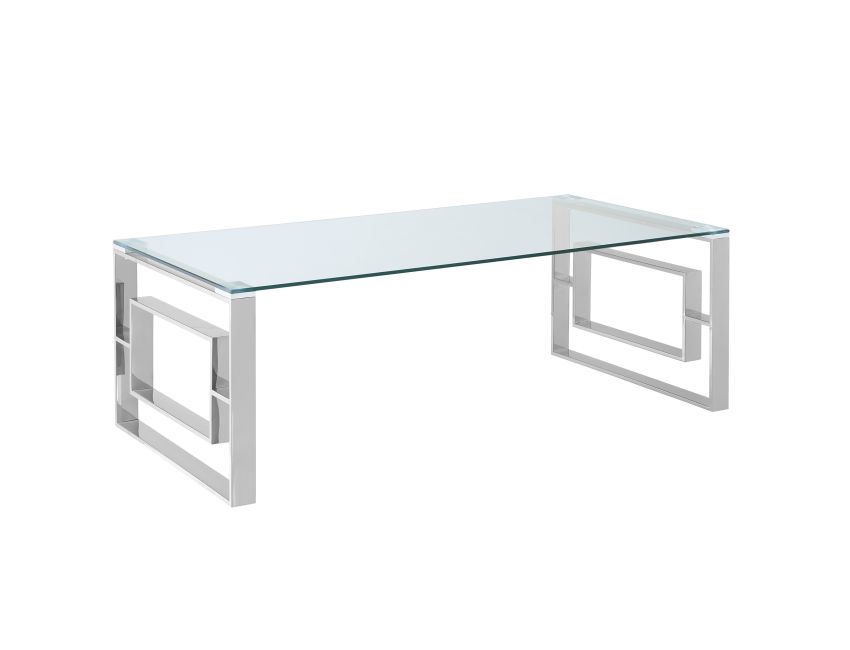 Eros Coffee Table in Silver - Berre Furniture