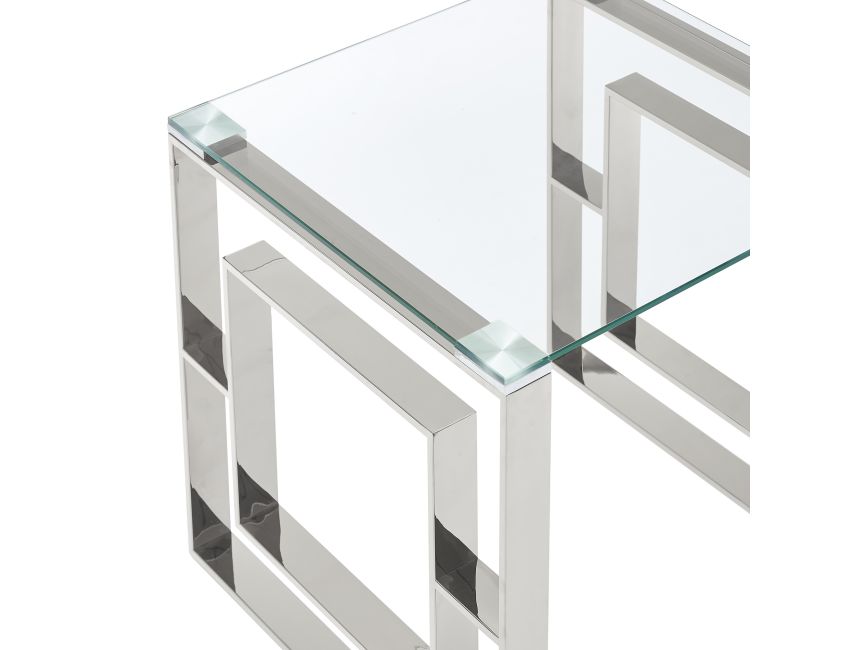 Eros Coffee Table in Silver - Berre Furniture