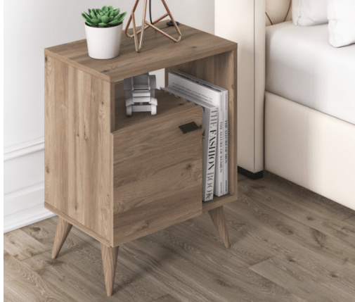 Geo Nightstand Varna Oak - Berre Furniture