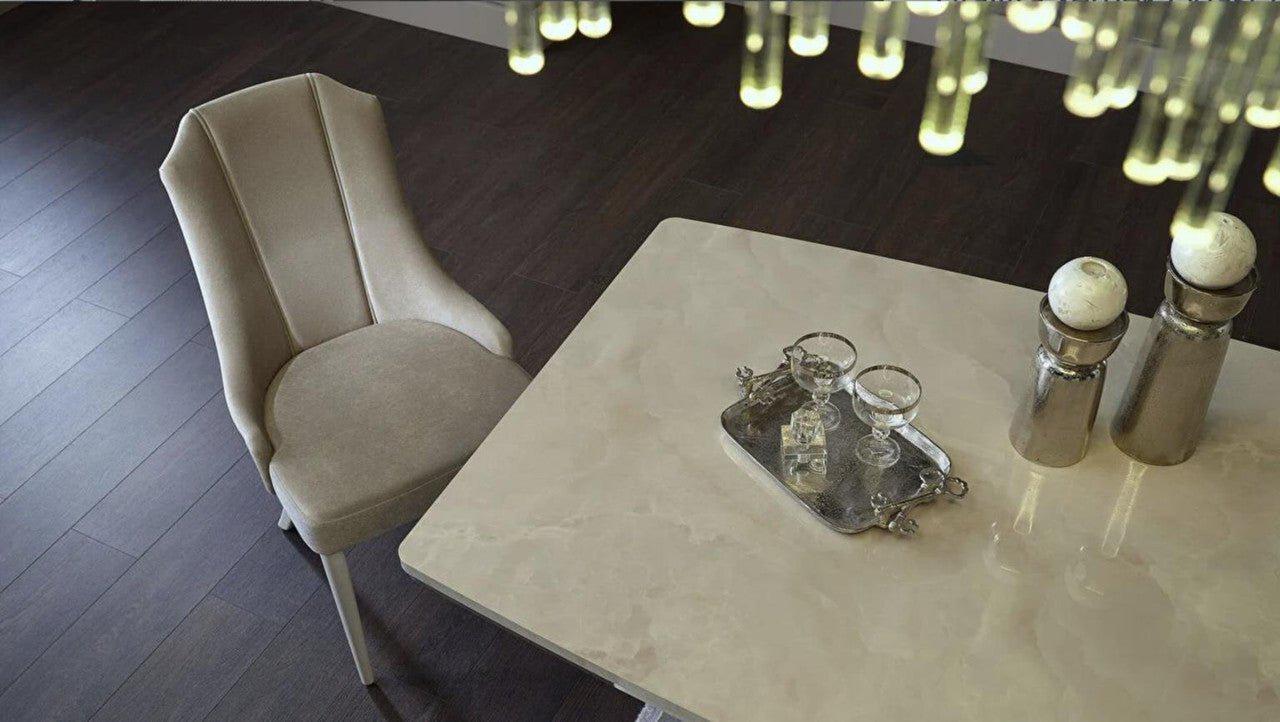 Gravita Dining Table (Ivory) by Bellona