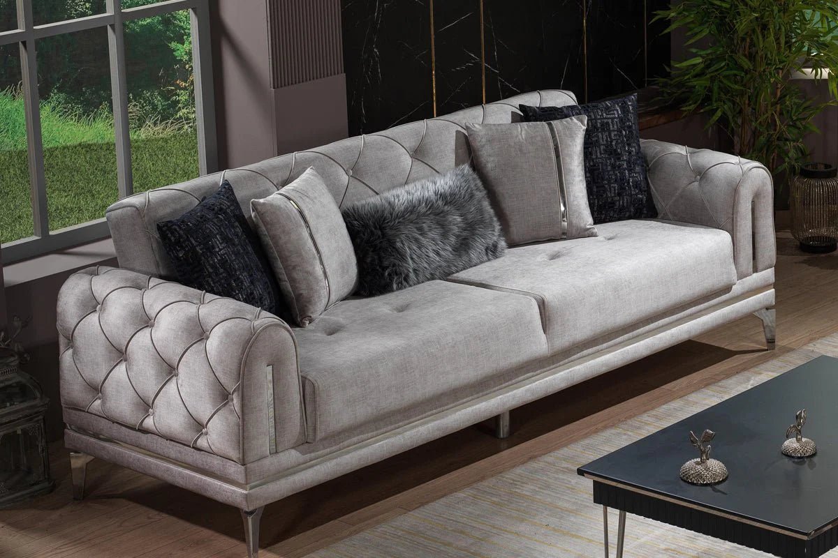 HELENA Sofa Set Grey