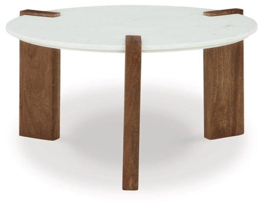ISANTI ROUND COCKTAIL TABLE