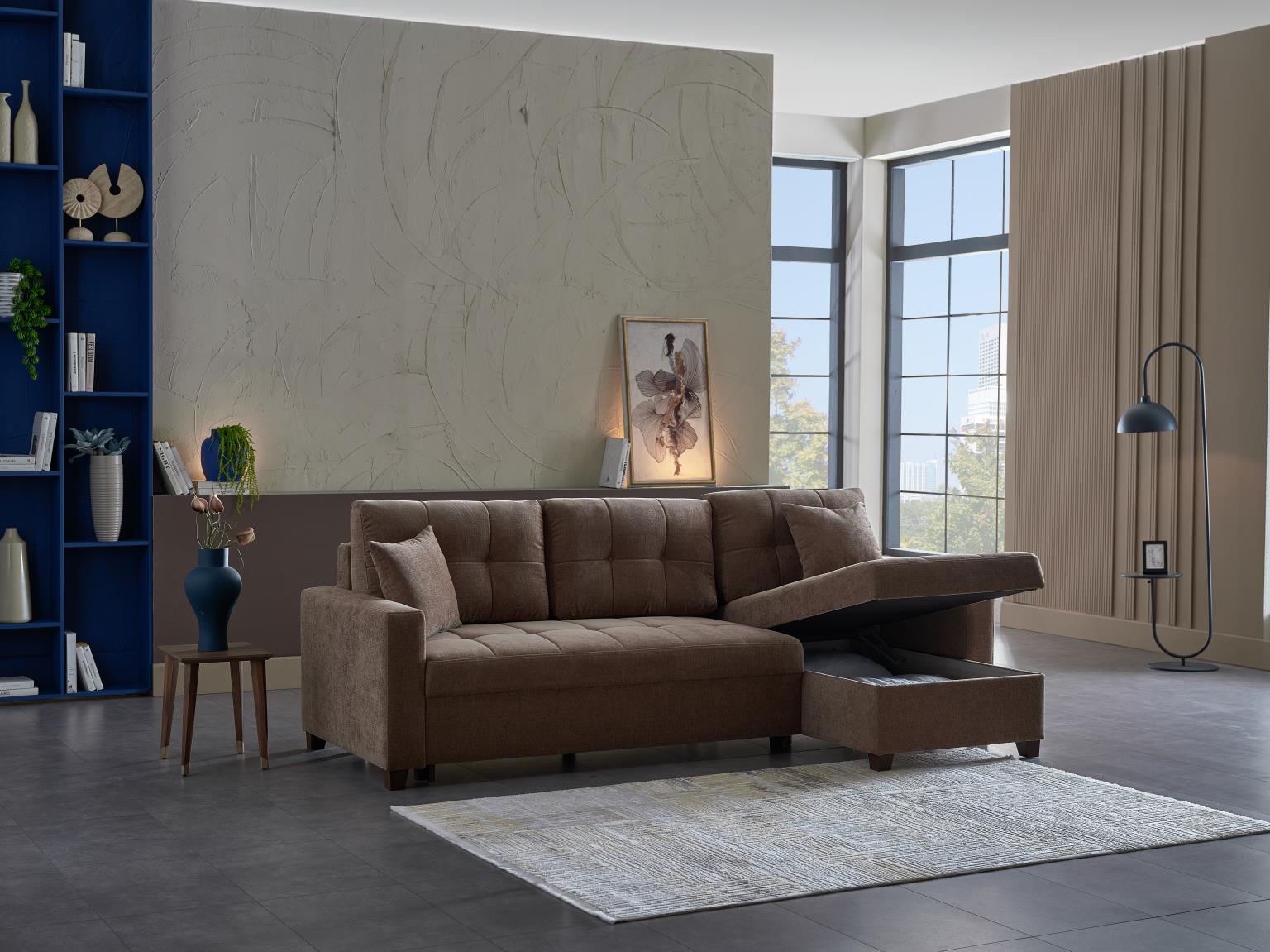 Ivy Sleeper Sectional by Bellona - Berre Furniture