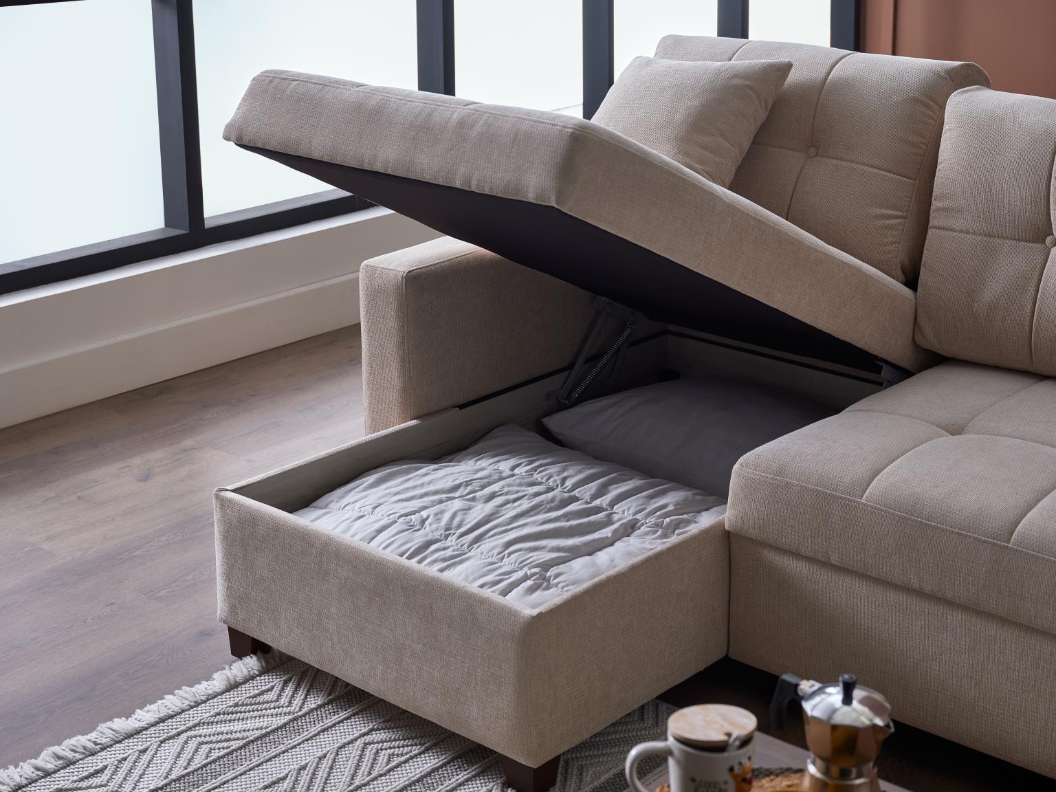 Ivy Sleeper Sectional by Bellona - Berre Furniture