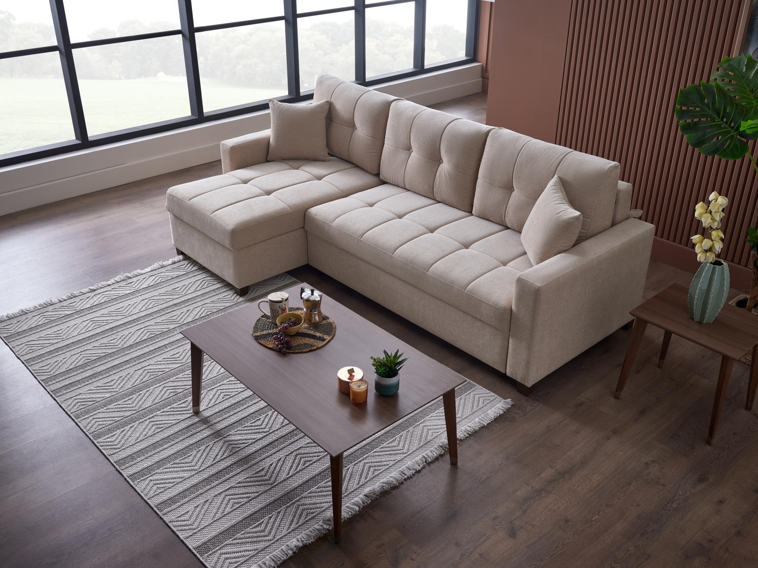 Ivy Sleeper Sectional by Bellona - Berre Furniture