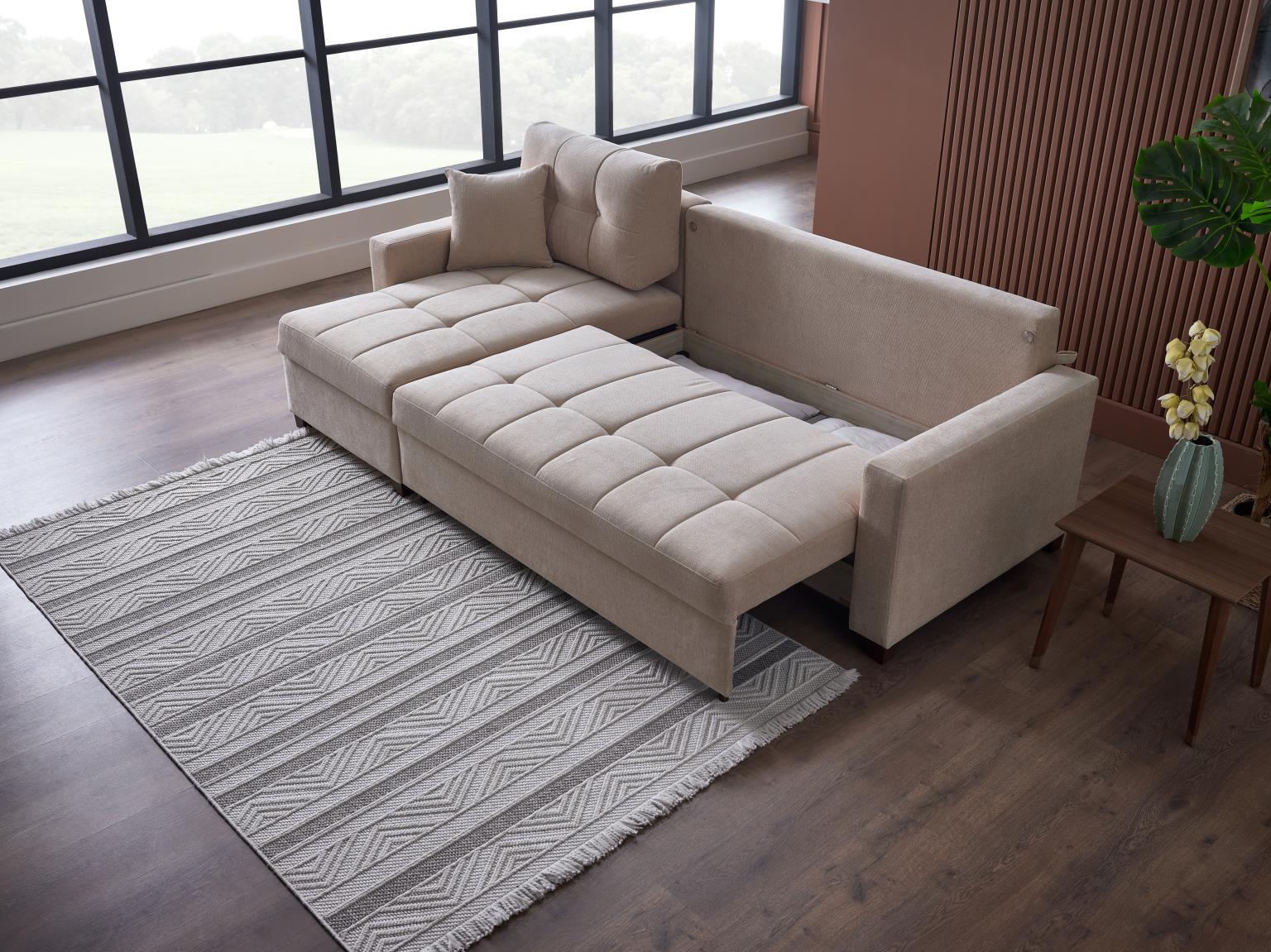 Ivy Sleeper Sectional by Bellona - Berre Furniture