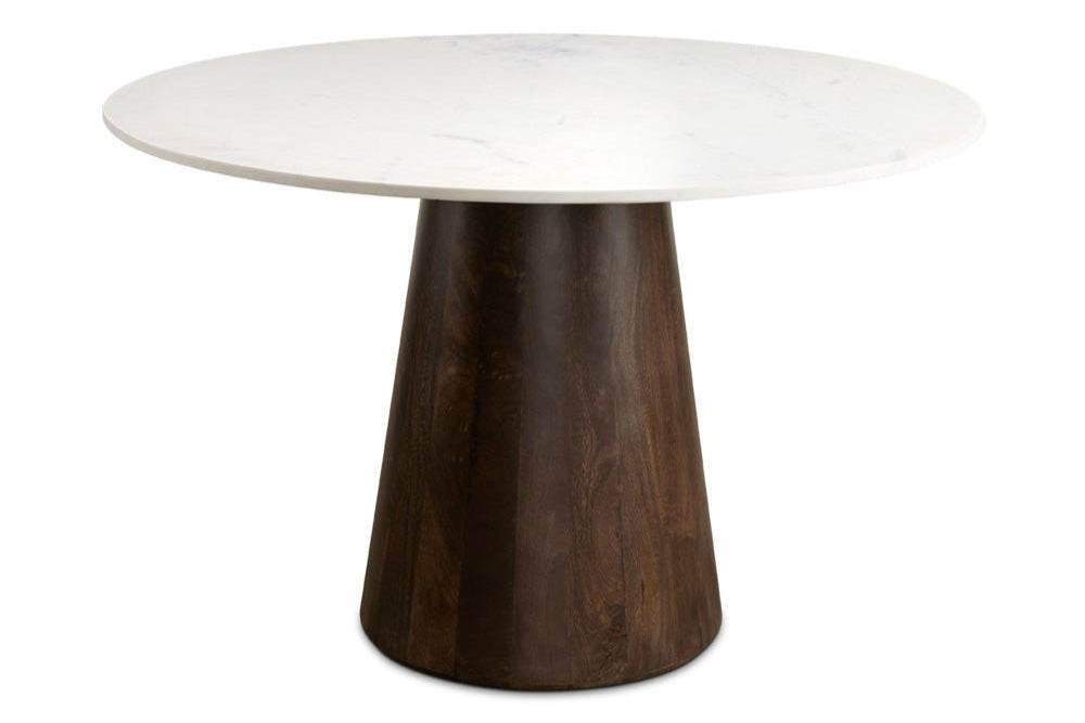Jagger Marble Dining Table Brown