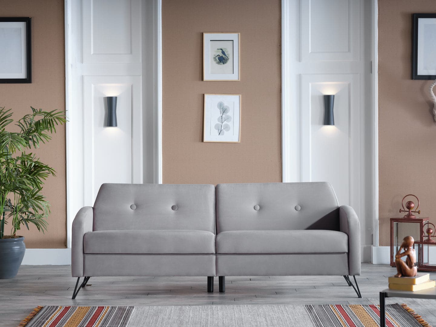 Juniper Sleeper Sofa by Bellona VIKA GREY