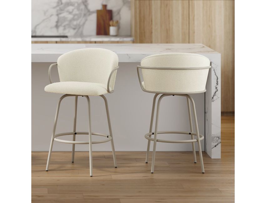 Kalani 26" Counter Stool w/Swivel (set of 2) - Berre Furniture