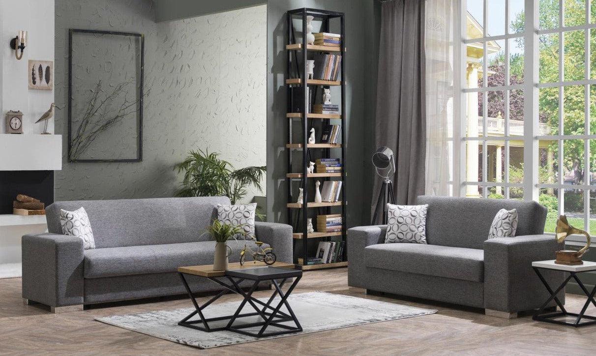 Kobe Living Room Set Sofa Loveseat by Bellona