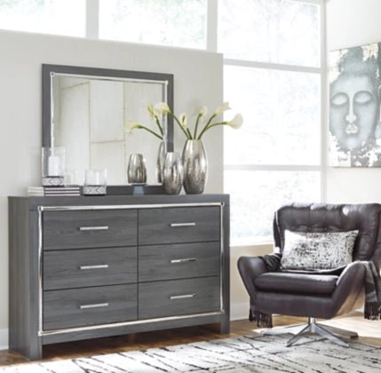 LODANNA SIX DRAWER DRESSER