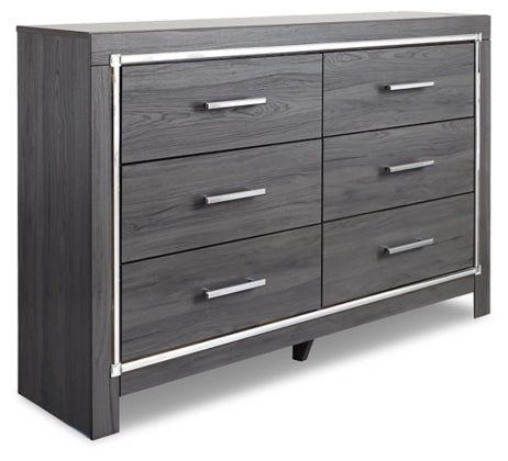 LODANNA SIX DRAWER DRESSER