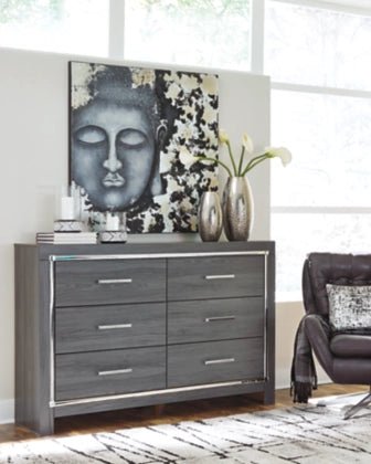 LODANNA SIX DRAWER DRESSER