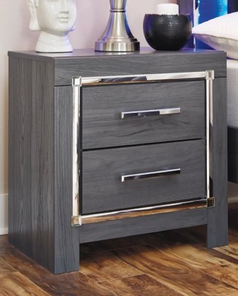 LODANNA TWO DRAWER NIGHT STAND