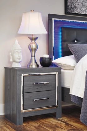 LODANNA TWO DRAWER NIGHT STAND