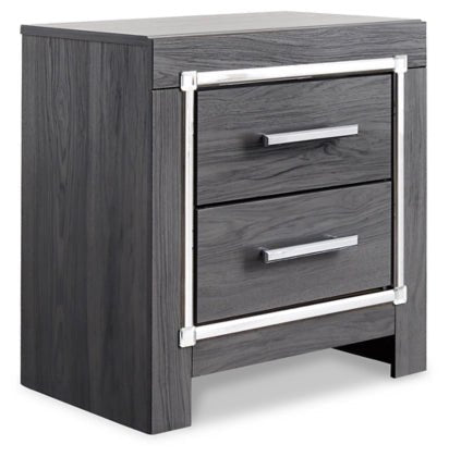 LODANNA TWO DRAWER NIGHT STAND