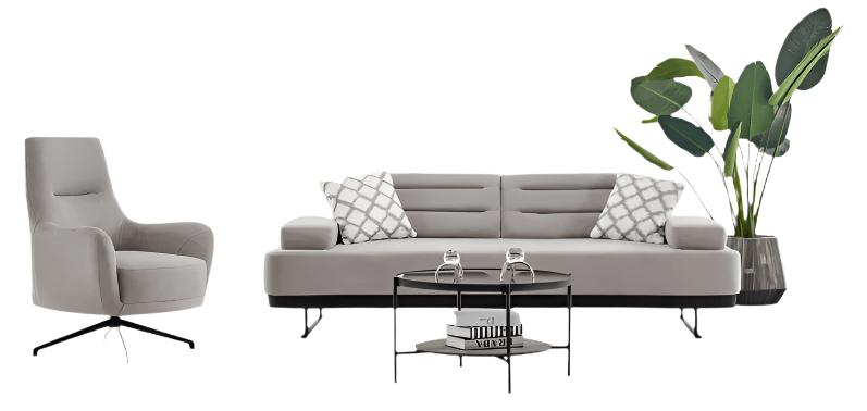 LUGANO Living Room Set Sofas and Armchair - Berre Furniture